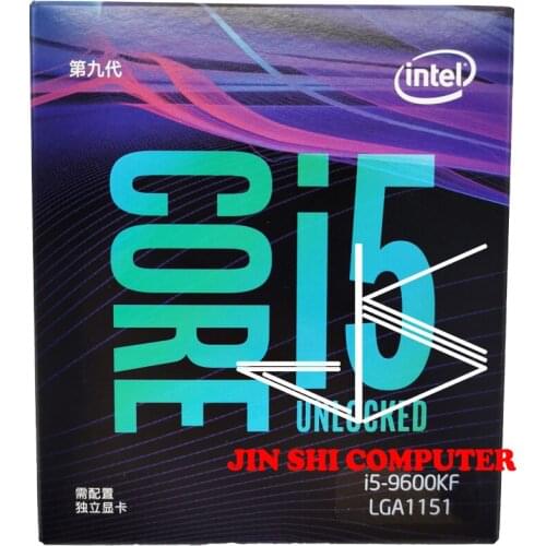 Intel Core i5-9600KF i5 9600KF 3.7 GHz Six-Core Six-Thread CPU Processor 9M 95W LGA 1151