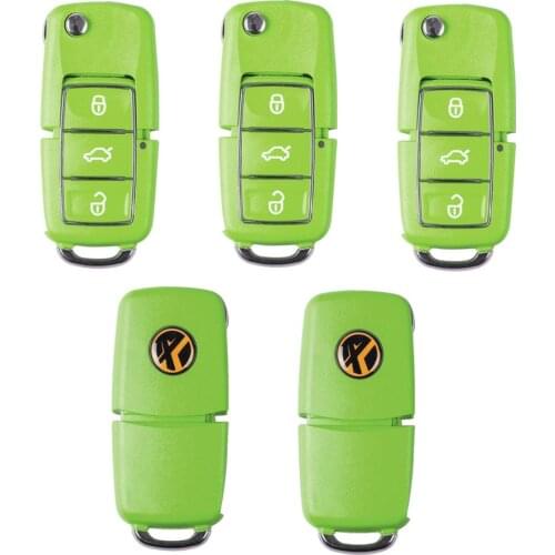 5pcs Xhorse XKB504EN V-olkswagen B5 Style Special Remote Key 3 Buttons for VVDI Key Tool