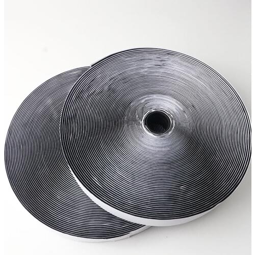 16 / 20mm 10m Self-adhesive Velcro Screen Window Door Curtain Home Car Mat Fixed Decoration Strong Self-adhesive Buckle Tape