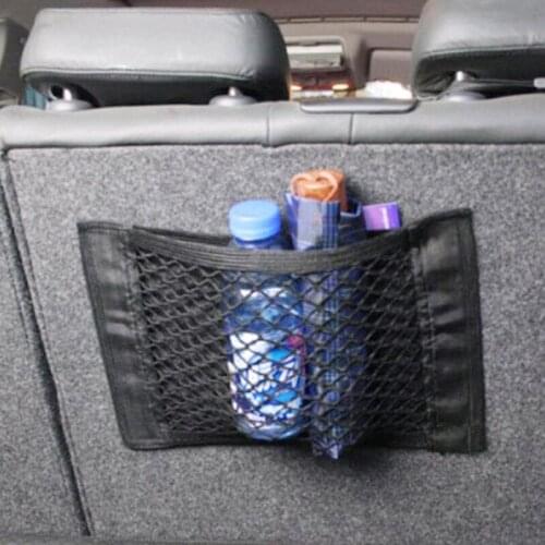New Car Trunk Seat Elastic String Net Mesh Storage Bag for kia soul mercedes w210 bmw f20 ford ecosport rav4 polo mondeo mk4
