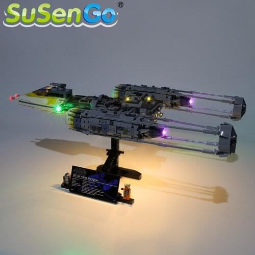 SuSenGo LED Light Set For 75181 Star War Y-Wing Star fighter Compatible with 05143 1106 , NO Model