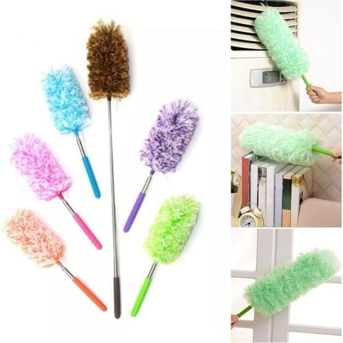 Telescopic Microfibre Duster Extendable Dust Remover Cleanning Brush For Air-conditioner Furniture Shutter Home Car Cleaner Tool