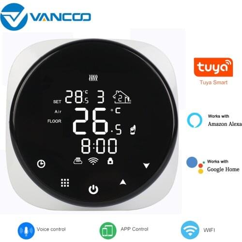 Tuya Smart Wifi Thermostat Temperature Controller for Water/Electric Floor Heating/Water Gas Boiler Works with Alexa Google Home