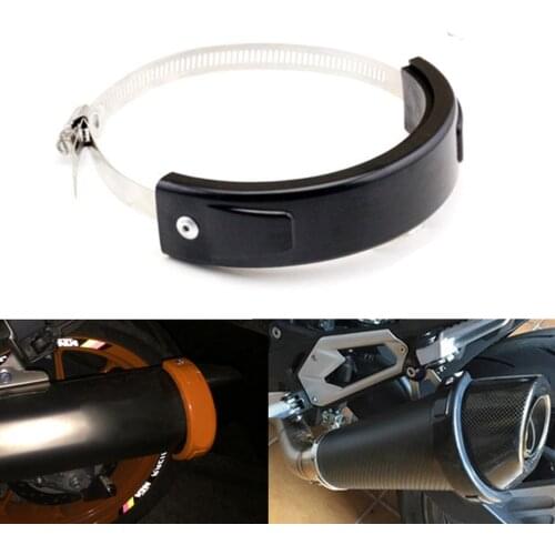 100- 140mm Round Metal Exhaust Funnel Clamp Motorcycle Repair Parts Accessory