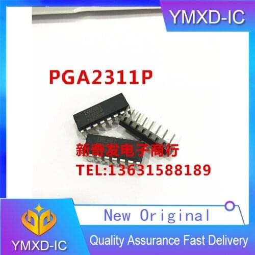 1Pcs/Lot New Original Pga2311p BB/Ti Package Dip16 Volume Control Panel OLED Display Chip
