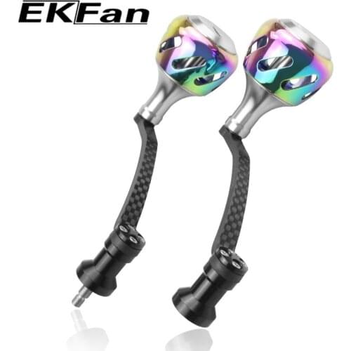 2021 New Type Ekfan Fishing Reel Carton Handle Colorful Knob Suitable For Shimano Daiwa Spining Fishing Reel