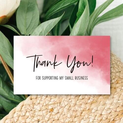 30Pcs Thank You Cards for Business Thank You for Your Order Card Thank You for Supporting Small Business Label Gift Decor Card