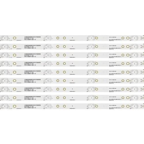 5set=45pcs LED backlight strip 4 lamp for AKAI 50"TV JP50UHD110-4K MS-L1469 JS-D-JP50EU-042EC E50EU1000MCPCB