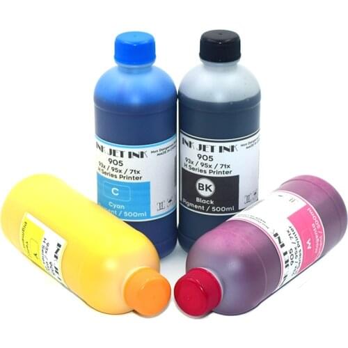 500ml / PC Pigment Refill Ink for HP950 951 for HP Officejet Pro 251dw 276dw 8610 8620 8630 8640 8660 8100 8600 Printer