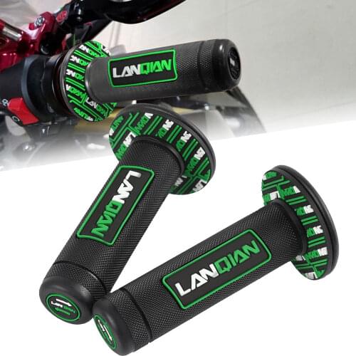 For Kawasaki D-TRACKER KDX KLX 125 140 150 175 200 220 250 300 450 650 SR G L BF S R S Dirt Bike Handle Bar 22mm Hand Grip Cover