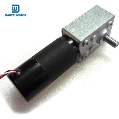Long life drip-proof brushless dc worm gear motor 24v double shaft apply to electric Bicycle