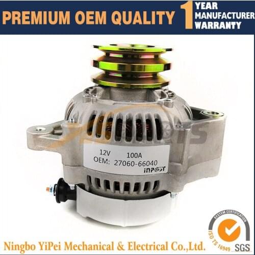 27060-66040 2706066040 12V 100A NEW Alternator for Toyota Landcruiser FZJ80 92-98