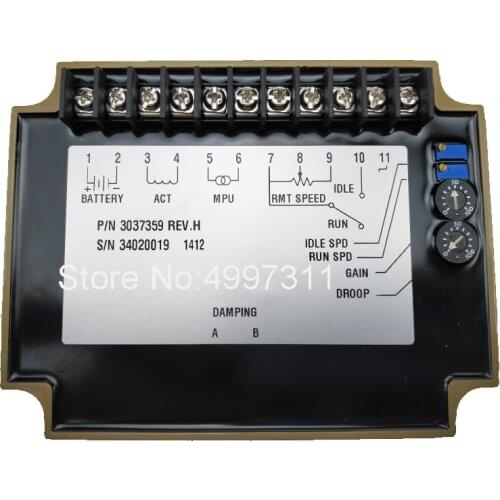 Chinese own Factory!Quality Diesel Generator Parts Engine Electronic Speed Control 3037359/Speed Governor 3037359