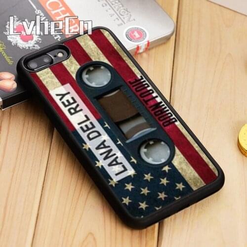 LvheCn Lana del rey cassette Phone Case Cover For iPhone 5 6 6s 7 8 plus 11 12 Pro X XR XS Max Samsung Galaxy S6 S7 edge S8 S9