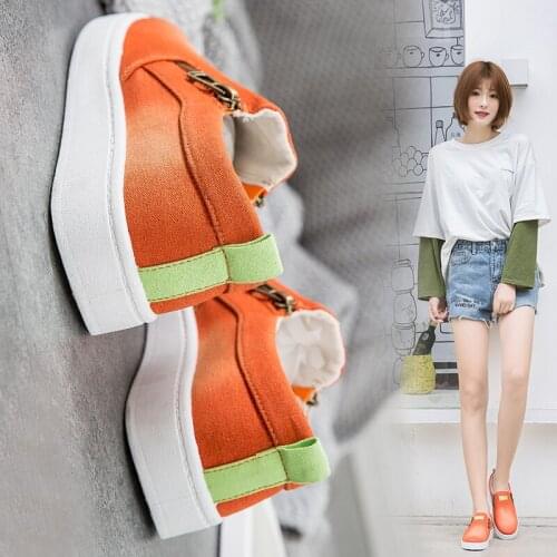 Canvas Shoes Womens Flats Women Denim Canvas Casual Shoes Spring Autumn Flat Platforms Leisure Side Zippers Shoes Femme