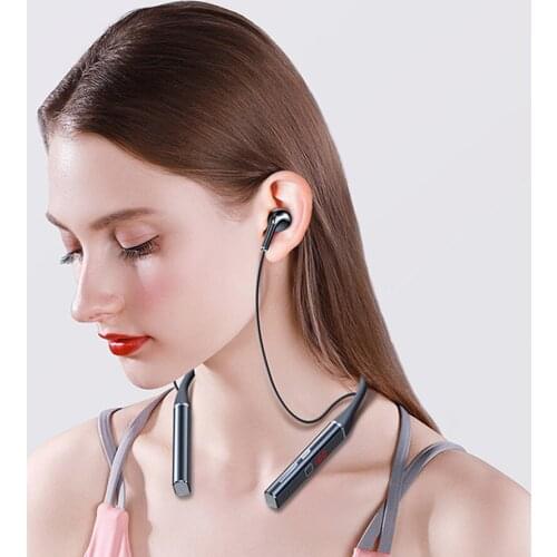 Neckband Headphone Bluetooth-Compatible 5.0 Earphone Stereo Bass Support EQ Magnet Headset Wireless HiFi Sound Stereo Headset
