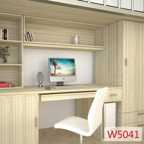 Thick Self-adhesive Pvc Vinyl Wallpaper Bedroom Dormitory Kitchen Wood Pattern Wall Sticker Furniture Film Renovation Wall Paste