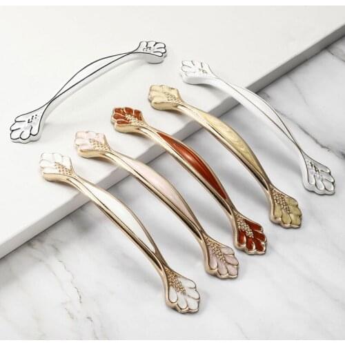 Modern minimalist kitchen furniture cabinet drawer handle, Chinese aluminum alloy wardrobe bedside cabinet locker knob