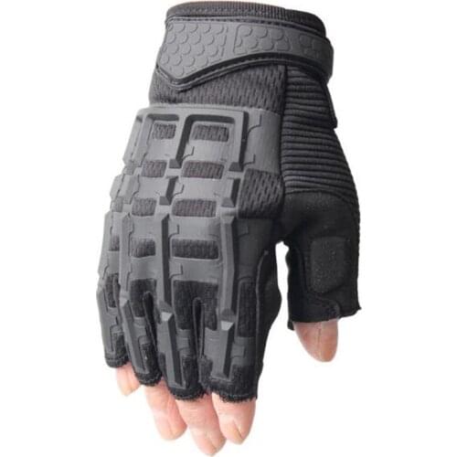 Outdoor Sports Gloves B59 Half Finger Tactical Military Gloves Motorcycle Bike Cycling Racing Gloves Anti-skid Protection Glove