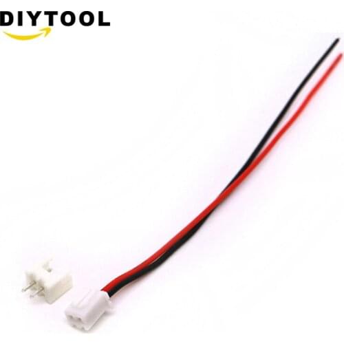 10 Pairs JST 2.5-2 Pin Female & Male Battery Connector plug with 20CM Wire Cable Lead