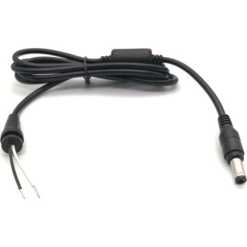 10pcs 5.5x2.5mm 5.5*2.5mm DC Tip Plug Connector DC Power Cable Magnetic Ring for Lenovo Toshiba Acer Laptop Charger DC Cable