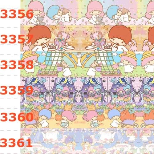 10yards - different sizes-Cartoon Grosgrain ribbon - Melody/Lovely pattern printed ribbon