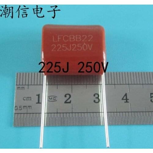10cps CBB22 225J 2.2UF 250V 20MM