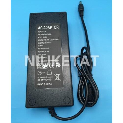 DC Power 12V 10A AC 100V-240V 12V10A LED strip power adapter LED Power Supply Adapter drive for RGB LED strip 5050 2835 12V 10A
