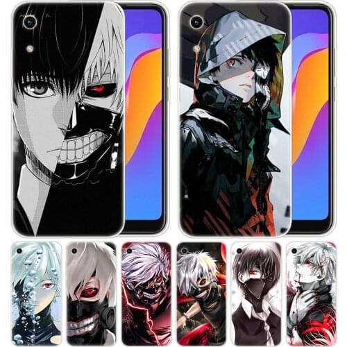 Luxury Silicone Case Anime Tokyo Ghoul Ken Kaneki for Huawei Honor 9X 8A 7A 20 Pro 7X 8X 7S 8S 8 9 10 Lite View 20 20i 10i Play