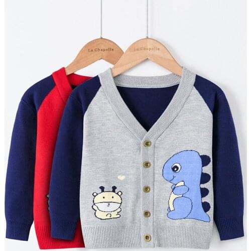 Kids Knitted Cardigan Sweater Cartoon Baby Children Clothing Boys Girls Sweaters Kids Wear Baby Boy Clothes Autumn Winter