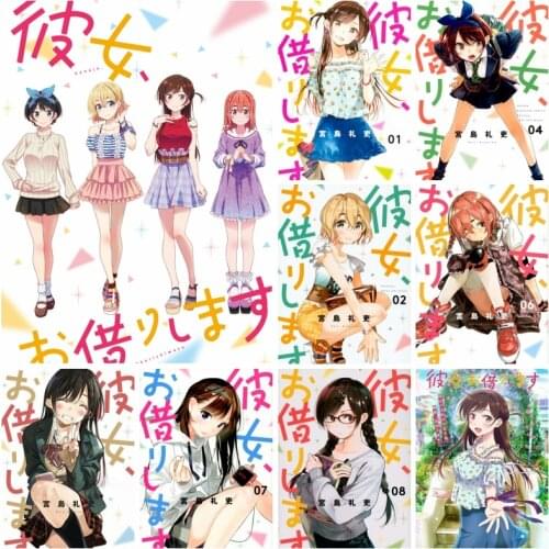 Diy Embroidery 5d Anime Rent a Girlfriend Mizuhara Chizuru Manga Poster Cross Stitch Wall Art Mosaic Kit For Home Decor