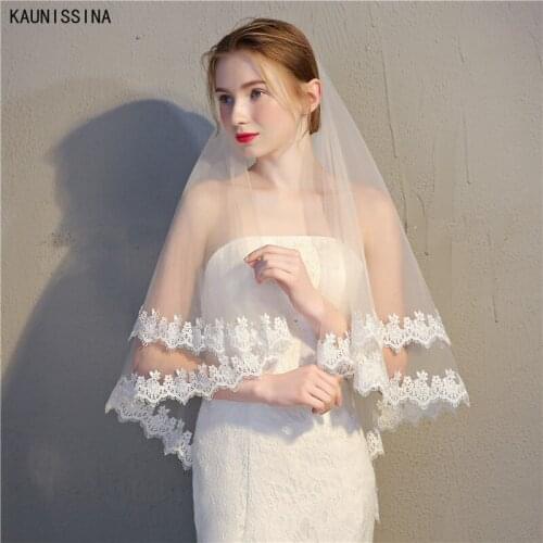 Свадебные кружевные фаты KAUNISSINA China At AliExpress