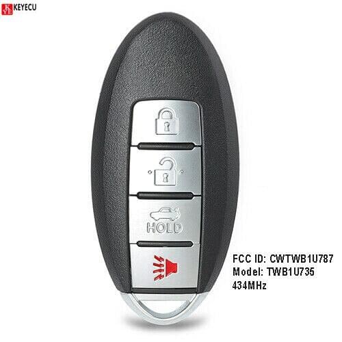 Keyecu New Replacement Remote Key Fob 434MHz for Nissan Armada 2017-2018 - FCC:CWTWB1U787 MODEL NAME: TWB1U796
