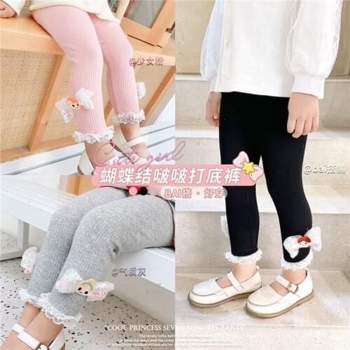 New Girls' Lace Leggings In Autumn and Winter Fall Clothes for Kids