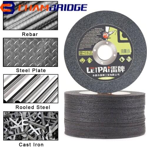 250mm Metal Cutting Discs 10" Cut Off Wheels Flap Sanding Discs Grinding Discs Angle Grinder Wheel Resin Blade Cutting 1-10Pcs