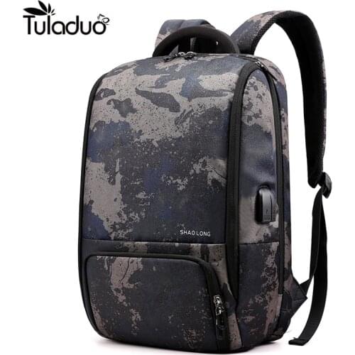 Backpack Men SchoolBag Mochila Battlefield Infantry Pack Camouflage Travel Canvas USB Charging Jack Back Knapsack Male