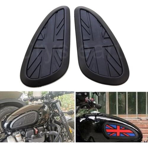 Retro Motorcycle Gas Tank Traction Pad Side Fuel Knee Sticker Decals For Harley Touring For Triumph For Honda Yamaha SUZUKI