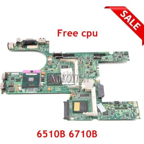 NOKOTION FOR HP 6510B 6710B Series Laptop Motherboard 446904-001 DDR2 GM965 free cpu