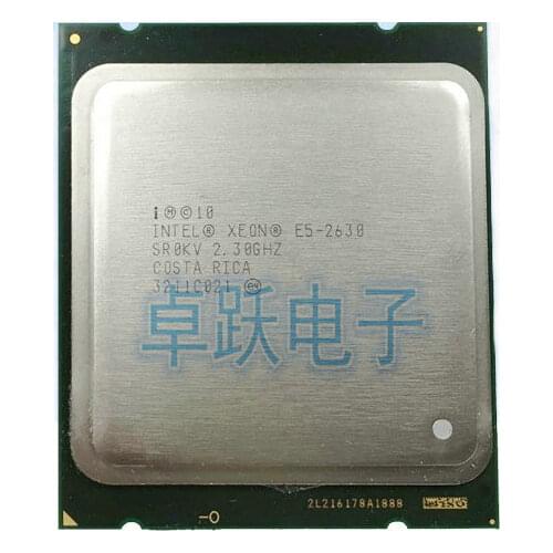 Intel xeon e5 2630 SR0KV 2.3GHZ 7.2GT/s 15MB SIX CORE LGA2011 E5-2630 Processore CPU free shipping