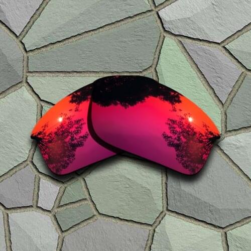 Violet Red Sunglasses Polarized Replacement Lenses for Oakley Bottle Rocket