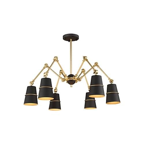 LED light Innovation Chandelier Rust Painting Color Metal for Living Room Bedroom lamp E14 110-220V Chandelier Including bulb