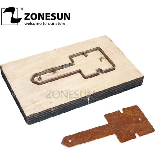 ZONESUN Customized leather cutting die shape laser punch die,photo paper,PVC/EVA sheet cutter mold,DIY leather laser knife die