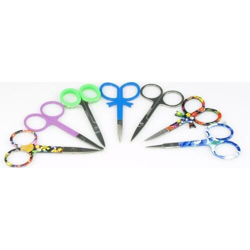 1pcs Professional Mix style Muti. Nail Scissor Manicure For Nails Eyebrow Nose Eyelash Cuticle Scissors Curved