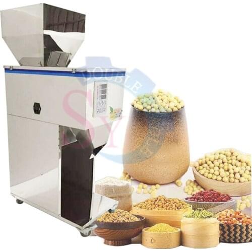 10-999g High capacity quantitative packaging machine/vertical Granular grain millet weighing packer/powder filling equipment