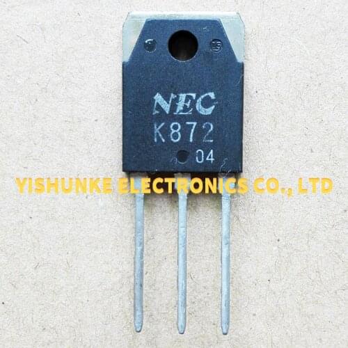 5PCS K872 2SK872 TO-3P MOSFET TRANSISTOR 6A 900V In Stock
