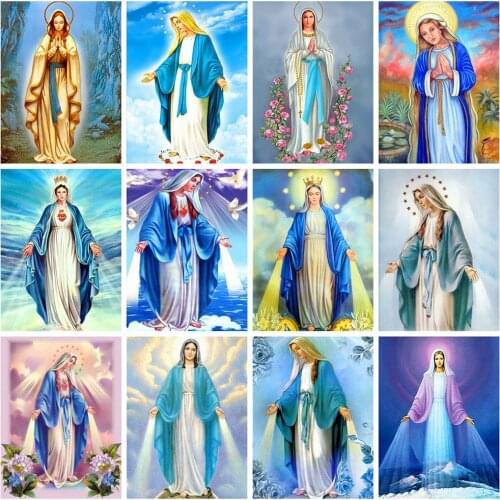 Diamond Painting Animal Jesus Religious Picture 5d Diamond Embroidery Square/Round Diamond Mosaic Cross Stitch Decoration