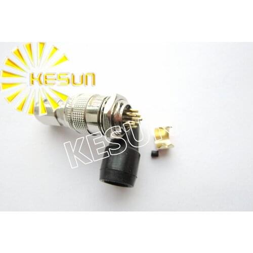 Free Shipping 5pair YC12-7 YC12 7Pin Male&Female Circular connector YC12 Aviation Socket + Plug Connector
