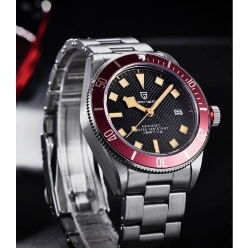 2021 New PAGANI DESIGN BB58 Mechanical Wristwatch men Automatic watch for men Waterproof Stainless steel Dive NH35 Reloj Hombre