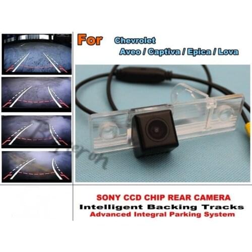 Intelligent Car Parking Camera / For Chevrolet Aveo / Captiva / Epica / Lova with Tracks Module Rear Camera CCD Night Vision