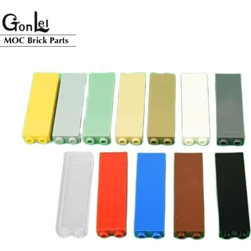 20Pcs/lot 2454 Brick 1x2x5 with Hollow Studs and Bottom Stud Holder Building Blocks 46212 Parts Educational for City Toys